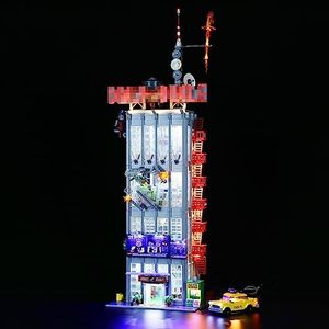 GEAMENT LED Light Kit Compatible with Lego Daily Bugle - Lighting Set for Marvel 76178 Building Model (Lego Set Not Included)