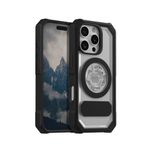 Rokform - Crystal Case Compatible with The iPhone 16 Pro, Magnetic Clear Cover with RokLock Twist Lock, Drop Tested Armor (Clear)