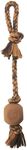 Carhartt Pet Toys Rubber Ball Dog Rope Pull, Durable Pull for Dogs, Carhartt Brown/Dark Brown