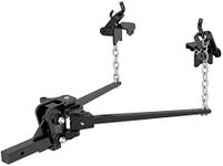 CURT 17332 Short Trunnion Bar Weight Distribution Hitch, Up to 10K, 2-Inch Shank