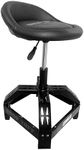 Shop Tuff STF-30SS Shop Stool - 270 lb. Capacity, Seat Rotates 360° and Adjusts 18.38" to 23". Vinyl Seat with Safe Support