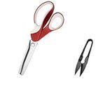 Pinking Shears by Phildim - Zig-zag Scissor for Fabric Leather & Paper - Pinking Dressmaking Sewing Scissors PD-046-UK-C