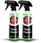 Adam’s Glass Cleaner 2-Pack - Car Window Cleaner | Car Wash All-Natural Streak Free Formula for Car Cleaning | Safe On Tinted & Non-Tinted Glass | Won’t Strip Car Wax or Paint Protection