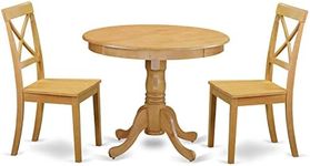 East West Furniture ANBO3-OAK-W Antique Set