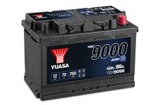 Yuasa YBX9096 12V 70Ah 760A AGM Start Stop Plus Battery