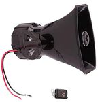 Horn for Car Warning Alarm Police Fire Siren Horn Speaker 12V 100W, Hooter/Ambulance/Siren/Traffic Sound banhao