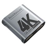 BlueRigger HDMI Splitter 1 in 2 Out 4K HDMI 2 Port Splitter with Auto, Copy, and Fixed Mode for Dual Identical Display Support 4K 60Hz 3D, Compatible with Xbox, PS4 Pro, PS5 etc