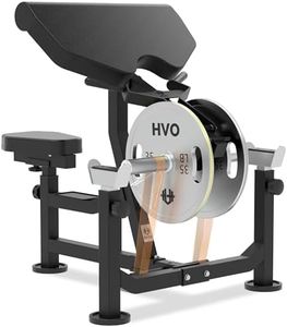 Preacher Curl Bench Bicep Machine: Preacher Curl Machine 3 in 1 Arm Bicep Tricep Curl Machine Barbell Dumbell Bicep Station Workout Equipment with Bar Pad Attachment Home Gym Black