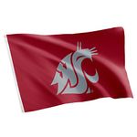 Desert Cactus Washington State University Flag Cougars Banners 100% Polyester Indoor Outdoor 3x5 (Style 1)