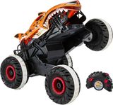 Hot Wheels RC Monster Trucks Unstoppable Tiger Shark in 1:15 Scale, Remote-Control Toy Truck with Terrain Action Tires