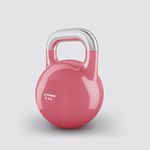 Kobo Competition Kettlebell 8 Kg – Professional Grade Kettlebell for Fitness, Weightlifting, Core Training – Durable and Strong Design – Color-Coded Collection (IMPORTED)