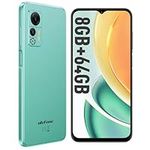 Ulefone Note 14 Pro (8+64GB) Phones Unlocked, Android 12 OS, 6.52” Screen Unlocked Cell Phone 4500mAh, 13+5MP Camera 4G Dual SIM 3-Card Slots Face ID, Ultra-Slim Lightweight Android Phone- Green