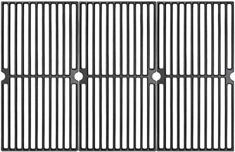 GFTIME 17 3/4" x 26 13/16" Grill Cooking Grate for Brinkmann 810-2410-S 810-2511-S 810-8411-5 810-7490-F, Charmglow 810-8410-F 810-8411-C, Cuisnart 2556 /ACC1056AF Gas Grills, Grid Grate for Coleman
