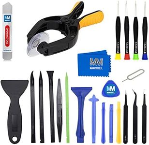 MMOBIEL Kit 24 in 1 professionale pinzette e cacciaviti di riparazione ventosa per tablet e smartphone compatibili