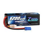 Zeee 3S Lipo Battery 5200mAh 11.1V 80C with EC5 Connector Hard Case Battery for RC Car Boat Truck Helicopter Airplane Racing Models