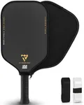 Pickleball Paddles, Carbon Fiber Pickleball Paddle with Matte Surface Pickleball Set T700 16MM Pickle Ball Racket 10% Larger Sweet Spot Focus Series