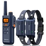 Bousnic Dog Training Collar with Remote - 4000ft Waterproof Dog Shock Collars 2 Dogs for Large Medium Small Dogs Rechargeable E Collars for Dogs Training with Beep Vibration Humane Shock(1-16) Mode