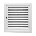 Ardnib 6 Inch Vent Cover/Ventilation Vent Cover/Chimney Pipe outer Vent Cover/Used for Anti Cockroach, Lizards, Insects, 150 mm Exhaust Fan Cap Chimney Pipe Cowl (ABS WHITE, 6 INCH)