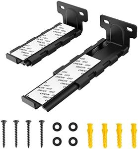 Agandax Sound bar Wall Mount | Works with All Sound bar Mounts Under Tv for Bose，Sonos，Samsung, LG, Sony, Vizio, More | Depth Adjustable Speaker Wall Mount Bracket