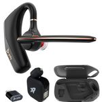 Poly Voyager Legend 50-M UC Bluetooth Headset, AI Noise Cancellation, 4-Mic WindSmart, 10-Hr Battery, 98 ft Range, Multipoint, Voice Assistant, GTW Charger