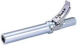 Lumax LX-1403-XL Heavy-Duty Quick Release Grease Coupler, XL, 1/8 inch NPT. Compact 5 inch x 2 inch. Multi-Year Service Life: High-Performance Hydraulic Seal Tool Steel.