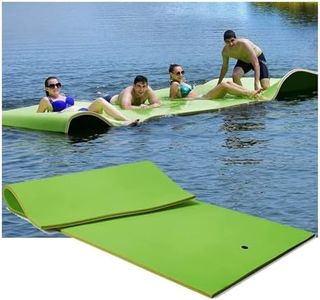 Pool Floats, Lily Pad Floating Mat, Water, Portable Roll-Up Float Dock, On Lake, River, Beach, Swimming Pool(150x60x2.2cm)