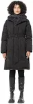 Fitouch Mai Women's Long Down Puffer Snow Coat Jacket | Water Repellent | 750+ Fill Power