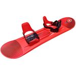 Grizzly Snow Deluxe 95cm Kid's Beginner Freeride Snowboard, Red