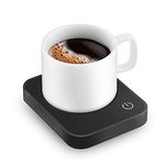 VOBAGA Coffee Mug Warmer, Electric Coffee Warmer for Desk with Auto Shut Off, 3 Temperature Setting Smart Cup Warmer for Warming & Heating Coffee, Beverage, Milk, Tea and Hot Chocolate(No Cup)