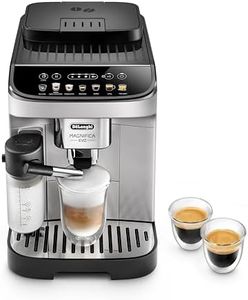 De'Longhi Magnifica Evo ECAM292.81.SB Machine à café automatique avec système de lait, 7 touches de sélection directe pour cappuccino, expresso et autres spécialités de café, panneau de commande,