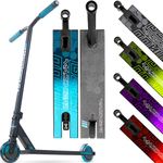 Pro Trick Stunt Scooter for Kids Ages 8-12 – Lightweight Durable 2 Wheel Freestyle Scooter for Skatepark and Street – Easy Assembly – Madd Gear MG3 (Black/Blue)