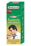 Baidyanath Kasamrita Herbal Cough Syrup | Safe for Women & Children - 100Ml - Pack Of 2, (UN493)