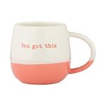 Price & Kensington You Got This Mug 340ml White/Pink