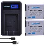 DuraPro 2 Packs 1250mAh DMW-BCM13 Battery + LCD USB Charger for Panasonic Lumix ZS40 / TZ60, ZS45 / TZ57, ZS50 / TZ70, ZS27 / TZ37,TZ41 Cameras