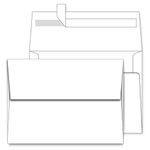 A6 White Envelopes 4X6 100 Pack - Quick Self Seal,for 4x6 Cards| Perfect for Weddings, Invitations, Photos, Graduation, Baby Shower| 6.5 x 4.75 Inches (A6)