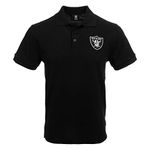 NFL Las Vegas Raiders Mens Polo Short Sleeve ShirtPolo Short Sleeve Shirt, Casual Color, L