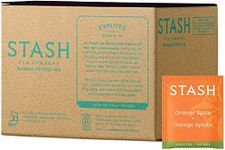 Stash Tea Orange Spice Black Tea, Box of 100 Tea Bags in Foil (Packaging May Vary)