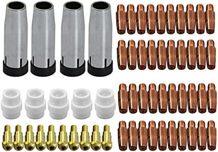 Contact Tip Conical Gas Nozzle Tip Holder Fit 24KD MB24 MIG MAG Co2 Welding Torch 59pcs