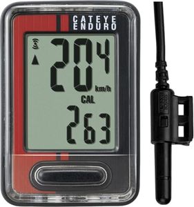 CATEYE Enduro Wired Bike Computer – Speedometer & Odometer, Calorie Tracking, Auto Start/Stop, Heavy Duty Design for Off-Road, MTB, Gravel Bikes (Enduro CPSC)