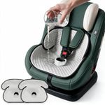 Cool-Touch Potty Training Car Seat Protector, 2 Pack – Feels Cooler & Less Stuffy Than Regular Pads, Waterproof Non-Slip Toddler Piddle Pad, Machine Washable for Car Seats, Strollers & High Chairs