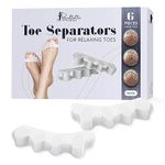 Toe Separators - Toe Straightener - Toe Spacers - Gel Toe Separator - Toe Separators for Bunions - Hammer Toe Straightener - Toe Seperators - 3 Pairs - Ballotte