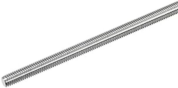 MECCANIXITY Fully Threaded Rod M6 x 400mm 1mm Thread Pitch 304 Stainless Steel Right Hand Threaded Rods Bar Studs