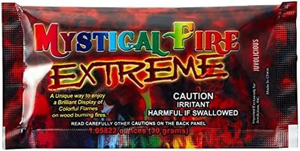 Mystical Fire Extreme Color Changing Flames for Wood Burning Fire Pits, Campfires (50 Packets)