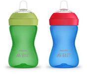 Philips Avent My Grippy Spout Cup, 10oz, 2pk, Blue/Green, SCF801/21