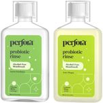 Perfora Thyme & Lemon Mint Mouthwash Combo | Vitamin C Mouth Freshener For Dental Hygiene & Fresh Breath | No Artificial Flavors | Alcohol Free Mouth Wash for Men Women Kids | Fights Germs | Pack of 2 (300ml)