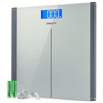 Etekcity High Precision Digital Body Weight Bathroom Scales Weighing Scale with Step-On Technology, 180 kg/28 st/400 lb, Backlight Display, Slim Design, Silver