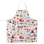 JNIAP Canada Cooking Apron Canadian Kitchen Apron Canada Maple Leaf Apron Canada Themed Gifts, Canadaapron, Large