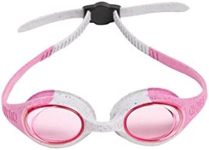 arena Spider Kids Lunettes de Natation Anti-Buée pour Enfants, Lunettes de Piscine pour Enfants avec Protection UV, Pont de Nez Auto-Ajustable, Joints en Silicone Hypoallergéniques