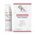 Fixderma 5% Niacinamide Serum Glow Booster Face serum with 6.5% Mandelic Acid & 0.5% Gallic Acid | Skin Brightening Serum | Face Serum for Men & Women - 30g