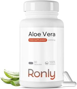 Aloe Vera 6000mg per Serving (200:1 Extract) – 30 Vegan Capsules – Supports Digestive Health, Colon Cleanse & Skin Hydration – Halal, Kosher, Plant-Based